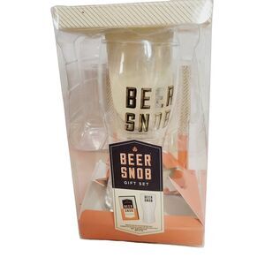 Beer Snob Gift Set Pilsner Glass & Beer Book What Everysnob Should Know New